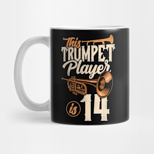 This Trumpet Player Is 14 Trumpeter 14th Birthday Mug